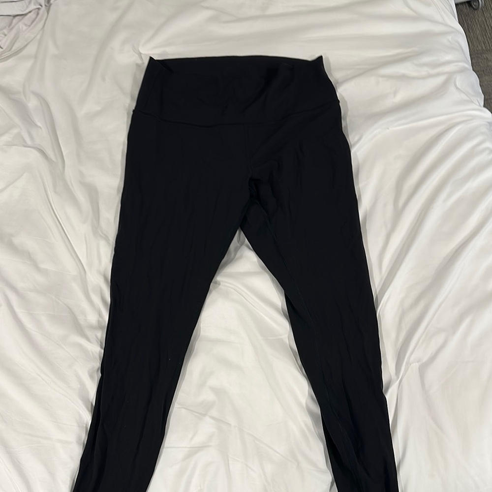 Lululemon wonder under Black High-Waisted Leggings